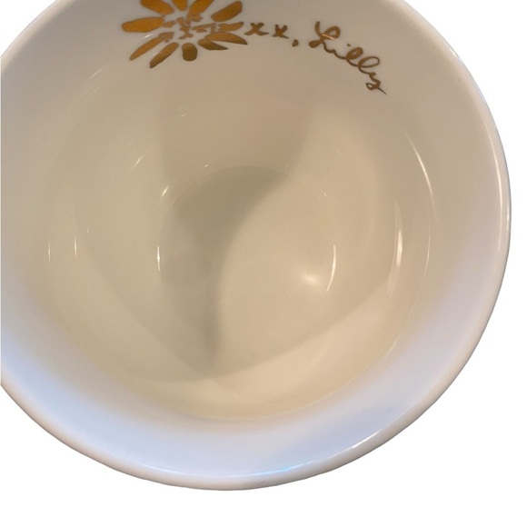 Lily Pulitzer blue , green and gold floral tea / coffee mug set - Picture 8 of 12